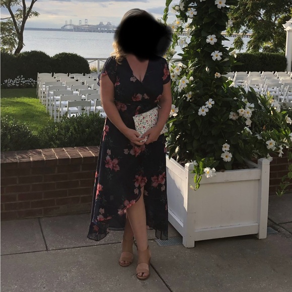 Floral lined dress by Aqua for Bloomingdales - Picture 10 of 12